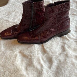 Valleverde Italian Made Men’s Alligator Boot